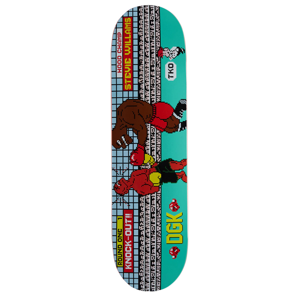 DGK 8 Bit TKO Stevie Skateboard Deck - 8.25