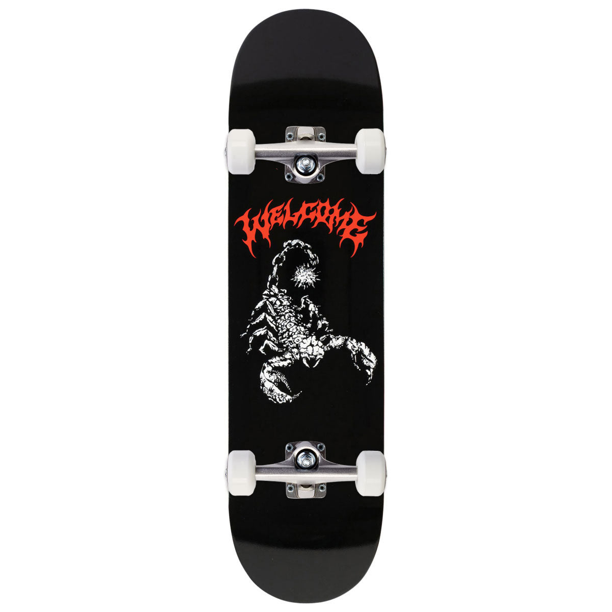 Welcome Mace Skateboard Complete - Black - 8.50