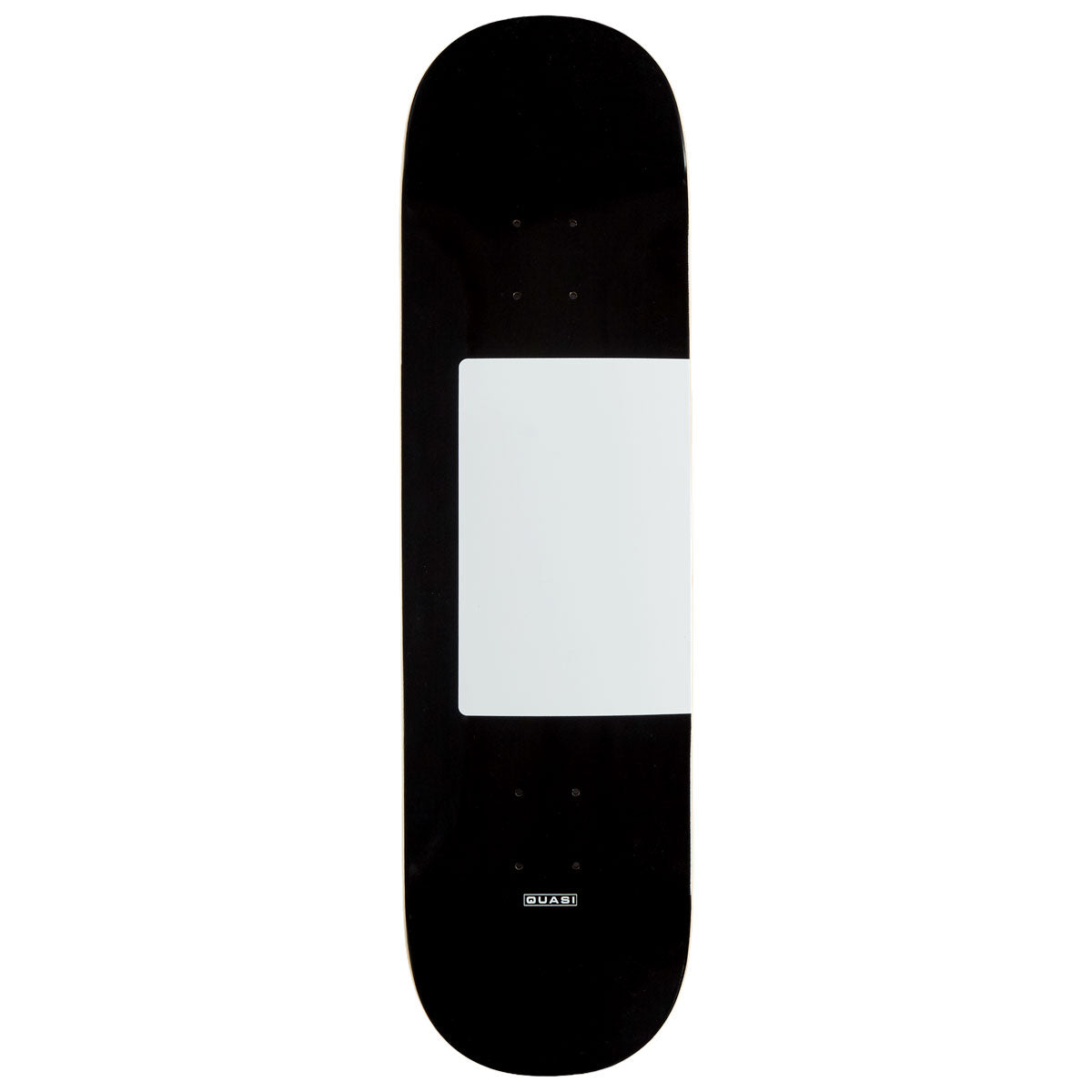 Quasi Proto Skateboard Deck - Black/White - 8.50