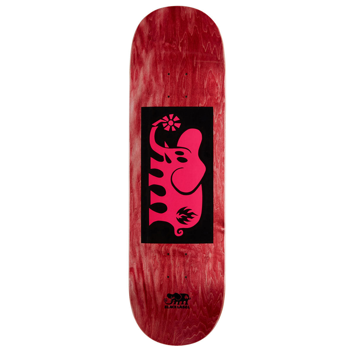 Black Label Elephant Block Skateboard Deck - Pink - 9.00