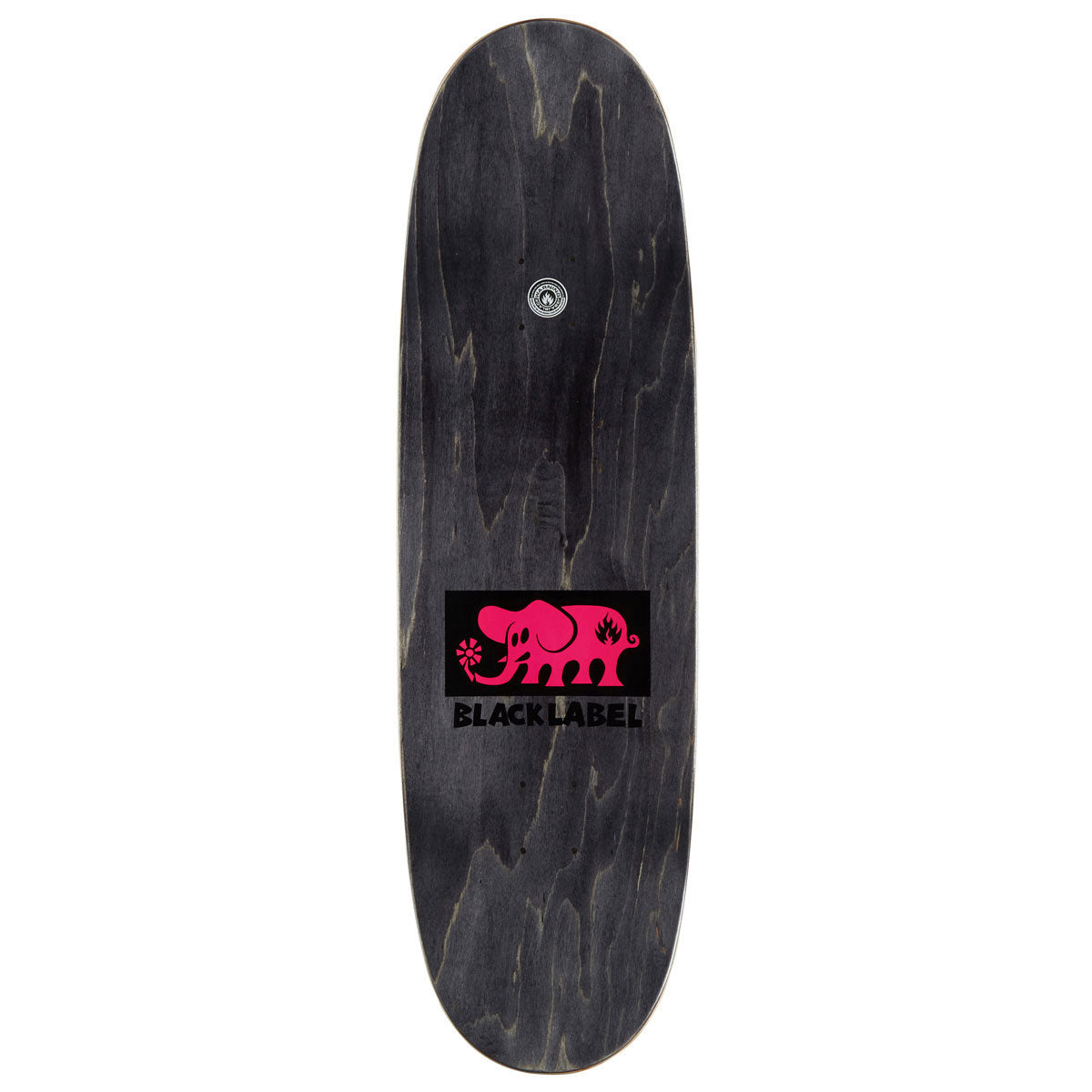 Black Label Elephant Block Egg Shape Skateboard Deck - Pink - 9.50