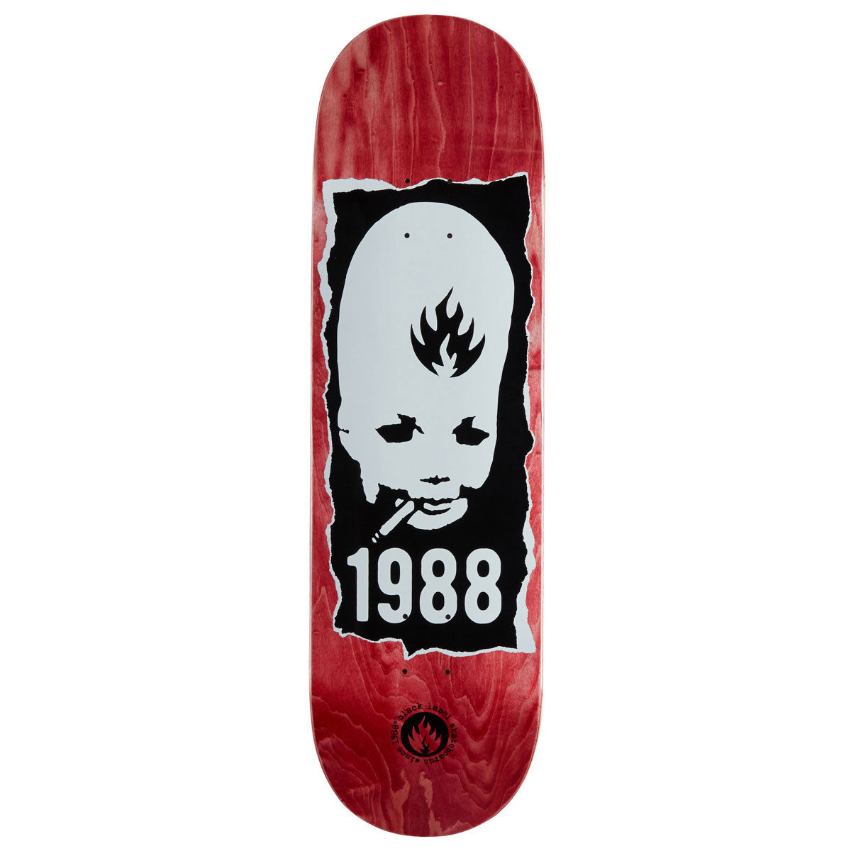 Black Label Thumbhead Torn Skateboard Deck - 8.75