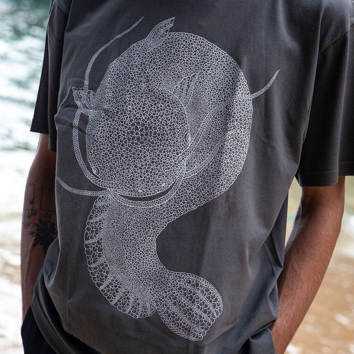 Timescan Namazu T-Shirt - Dark Grey image 3