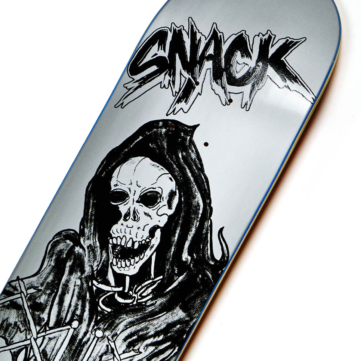 Snack Gatekeeper Skateboard Deck - Silver - 8.10