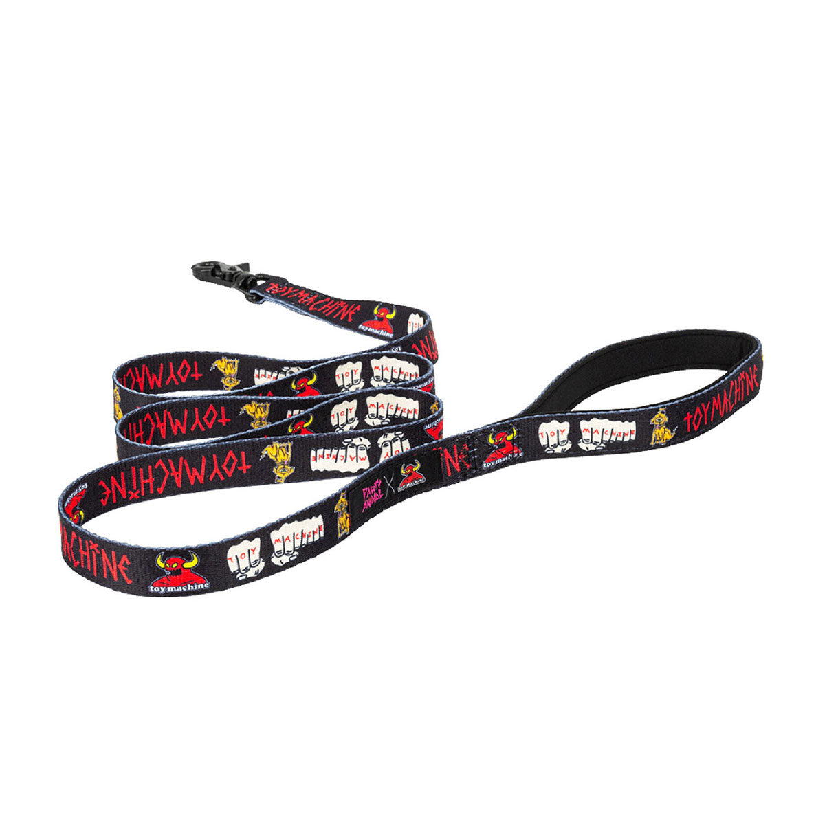 Party Animal x Toy Machine Dog Leash - Black image 1