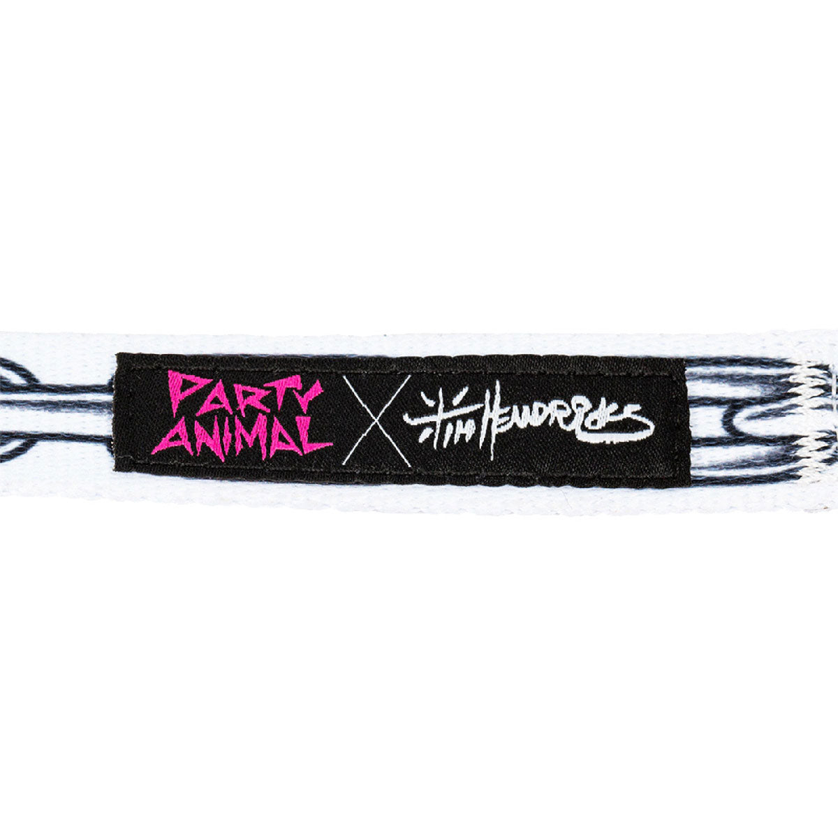 Party Animal x Tim Hendricks Chain Dog Collar - White image 2