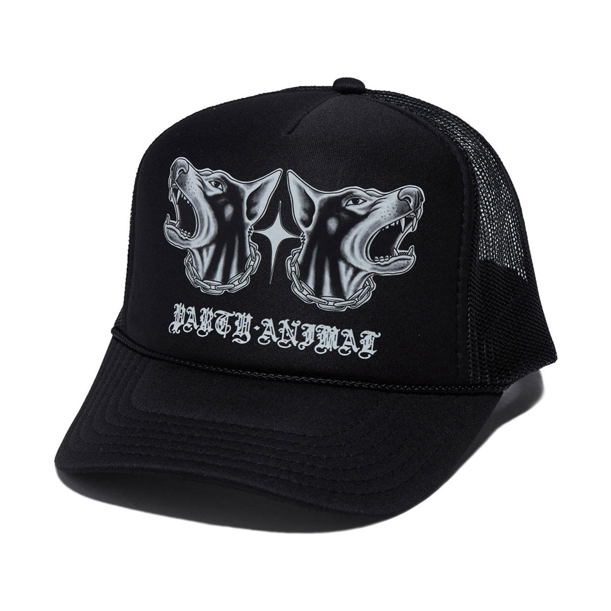 Party Animal x Tim Hendricks Doberman Trucker Hat - Black image 1