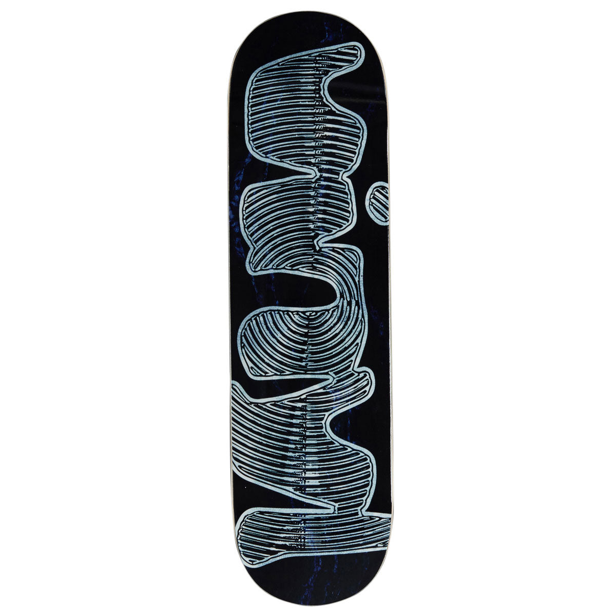 Vinyl Spiral Skateboard Deck - Blue Marble - 8.25
