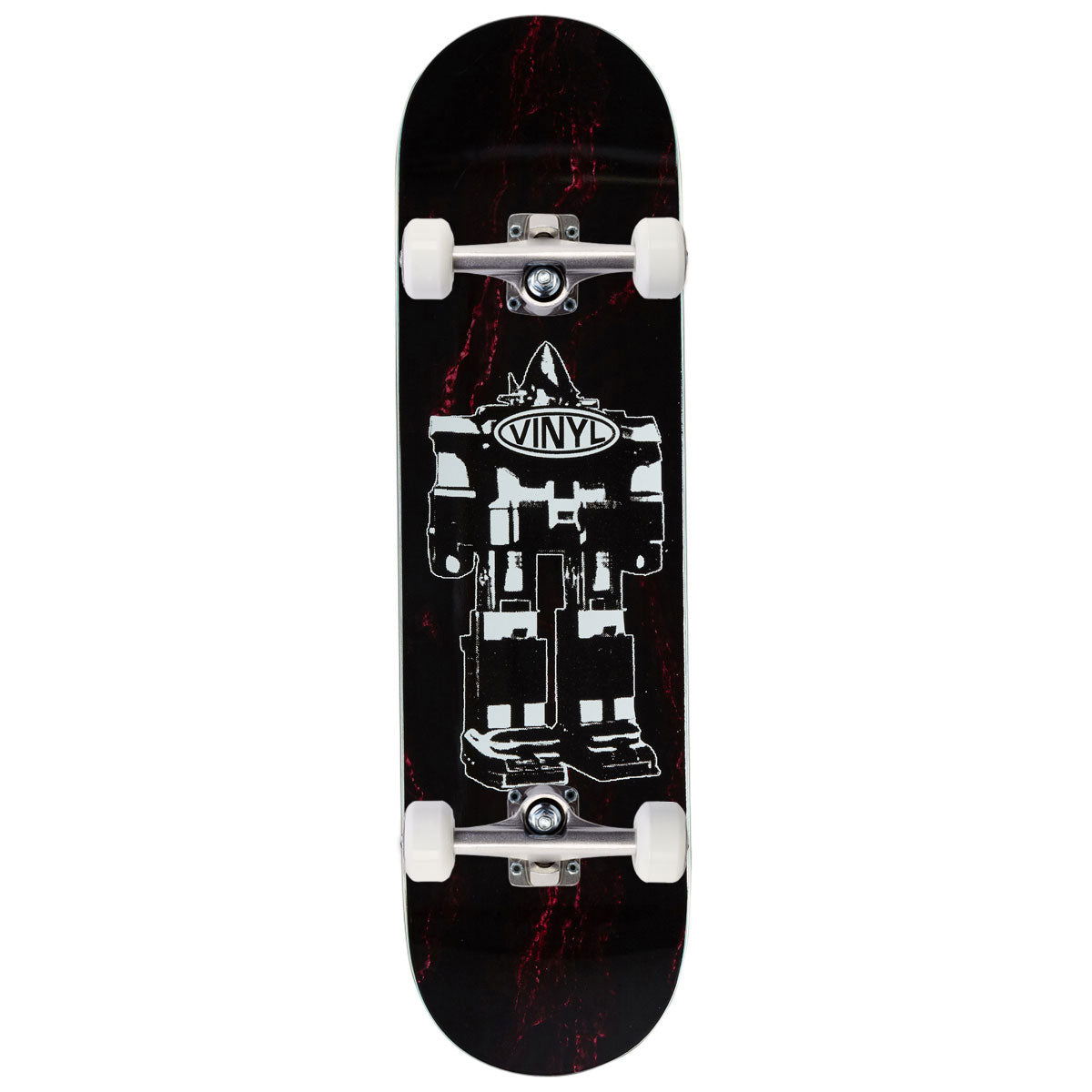 Vinyl Robot Skateboard Complete - 8.25