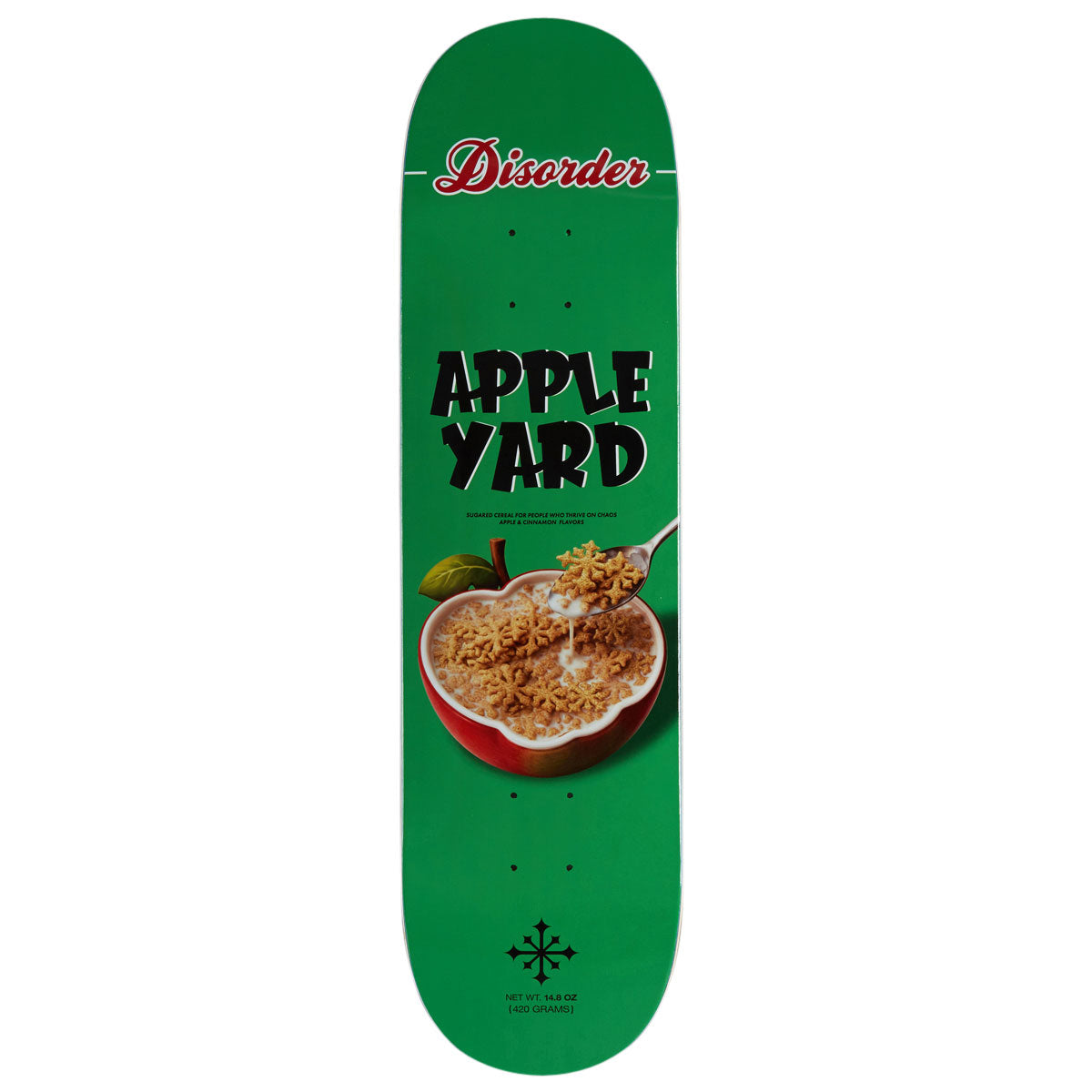 Disorder Apple Jacks Mark Appleyard Skateboard Deck - Green - 8.25