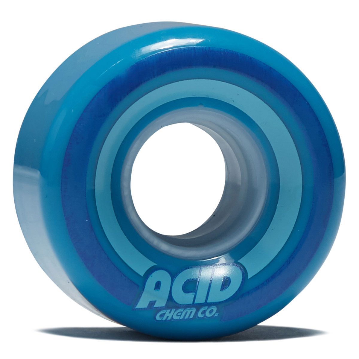 Acid Pods 86a Conical Skateboard Wheels - Blue/Blue - 53mm image 1