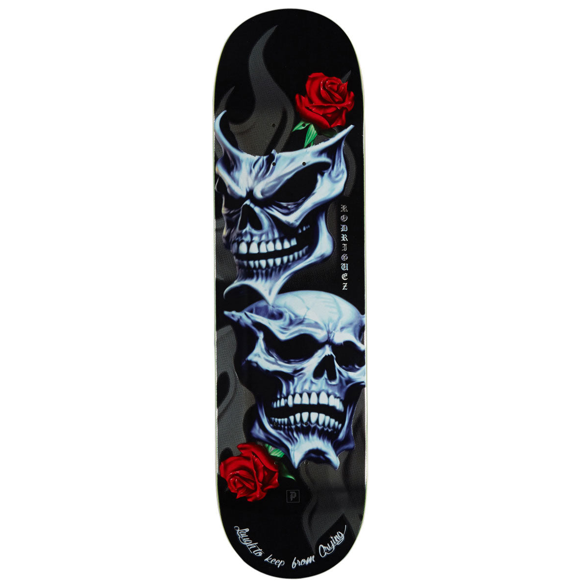 Primitive Rodriguez Comedy Skateboard Deck - Black - 8.25