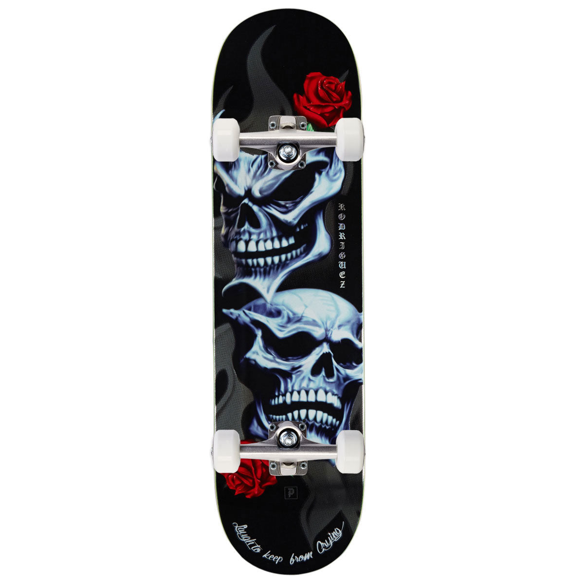 Primitive Rodriguez Comedy Skateboard Complete - Black - 8.25