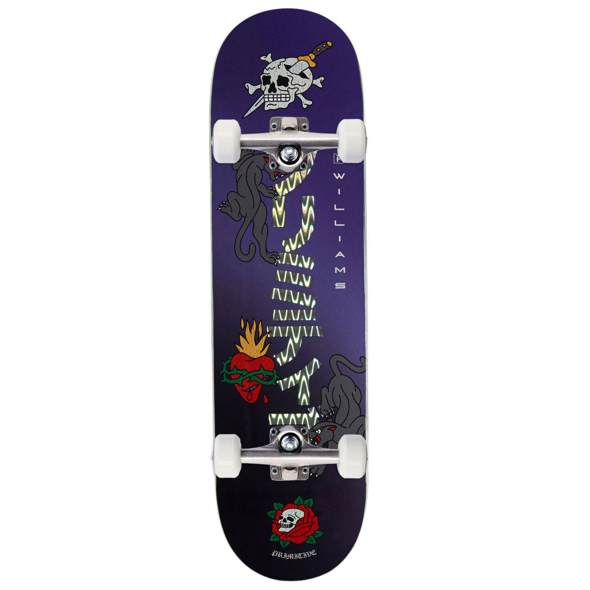 Primitive Williams Outsider Skateboard Complete - Purple - 8.50