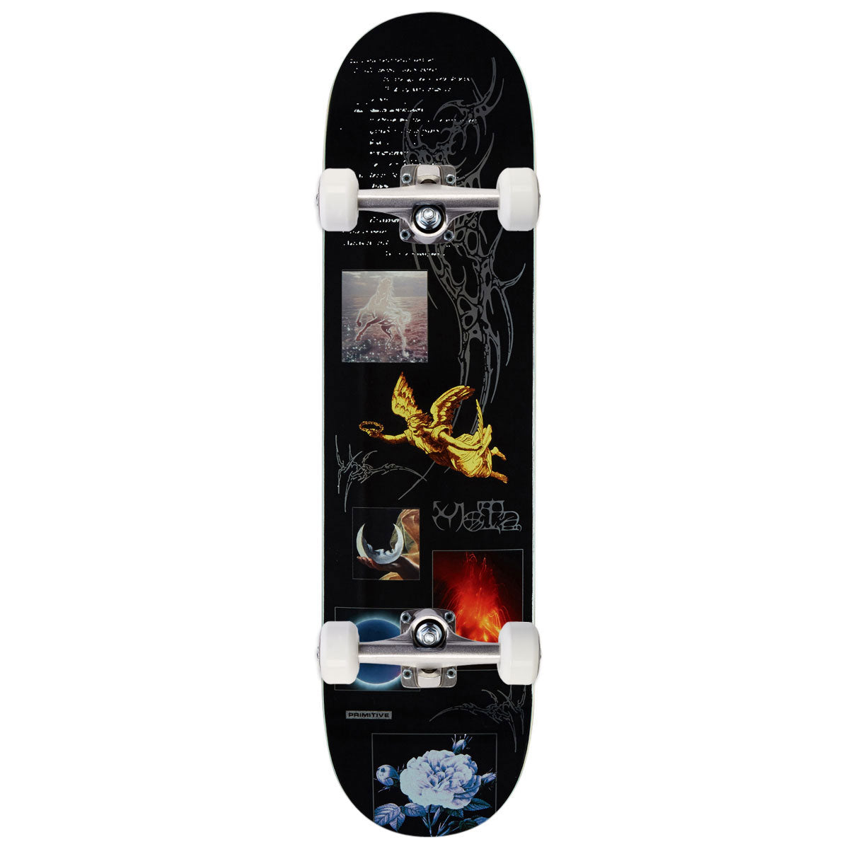 Primitive Mota Energy Skateboard Complete - Black - 8.00