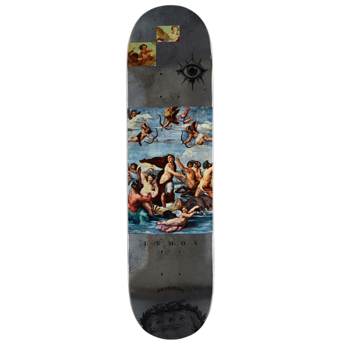 Primitive Lemos Century Skateboard Deck - Silver - 8.00