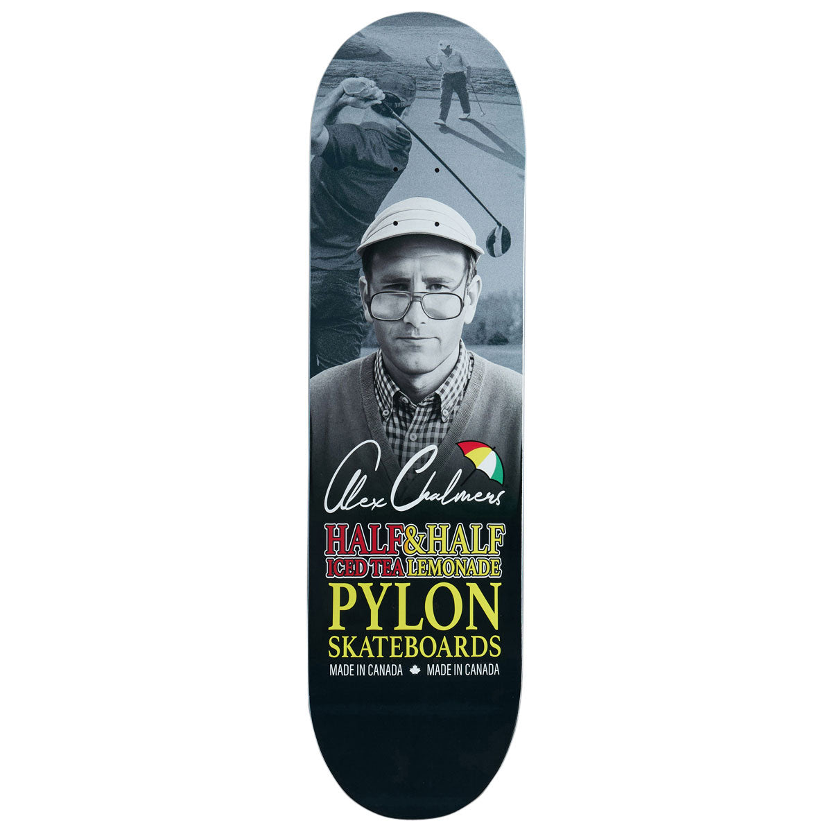 Pylon Alex Chalmers Half & Half Skateboard Deck - 8.50