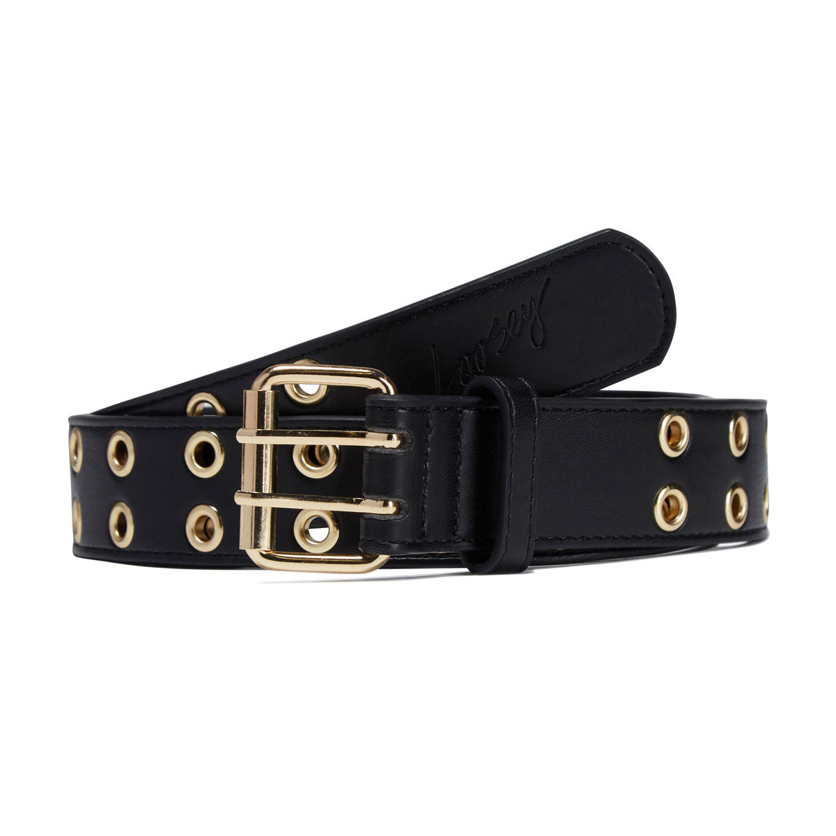 Loosey Grommet Hole Belt - Black Gold image 1