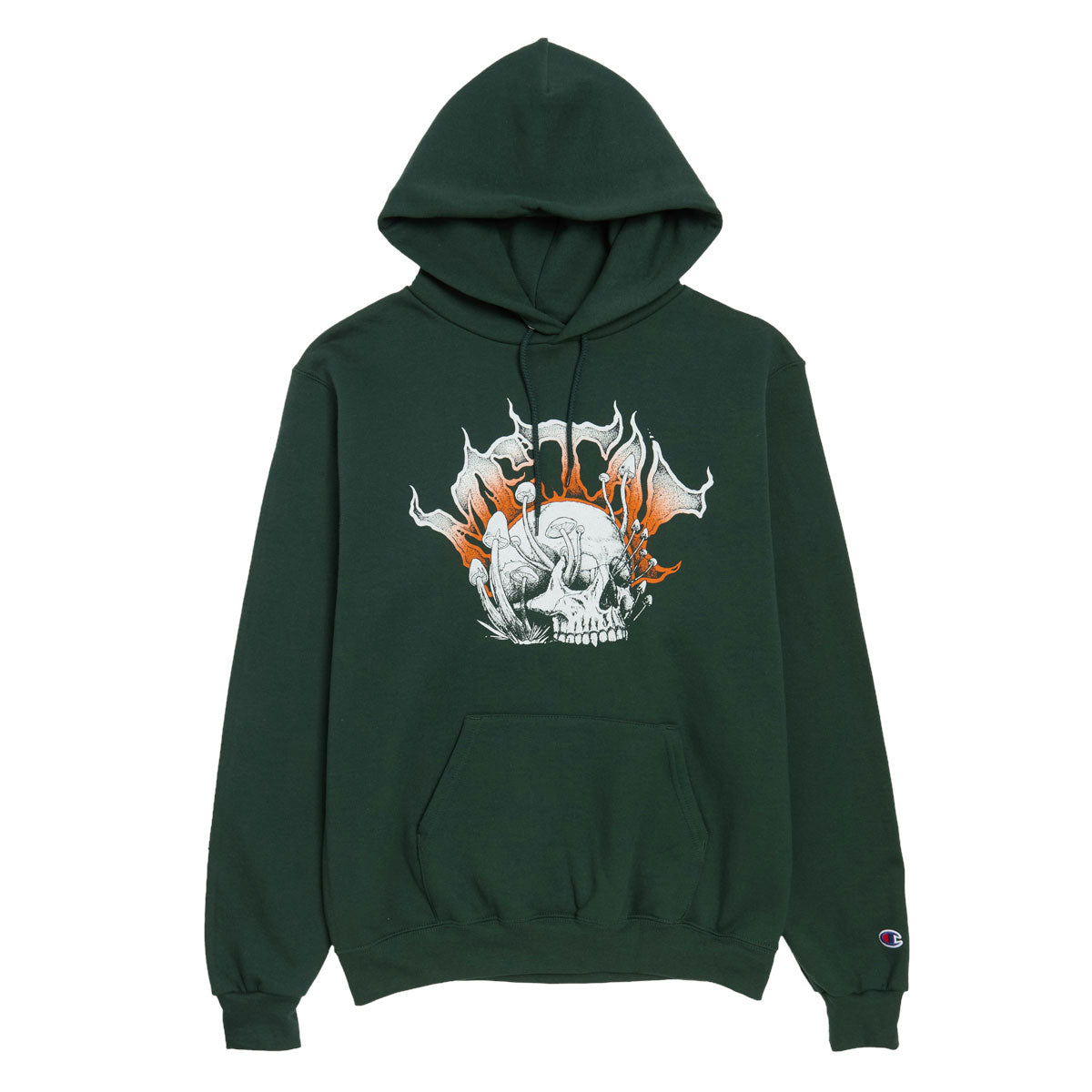 Metal Mushroom Hoodie - Green image 1
