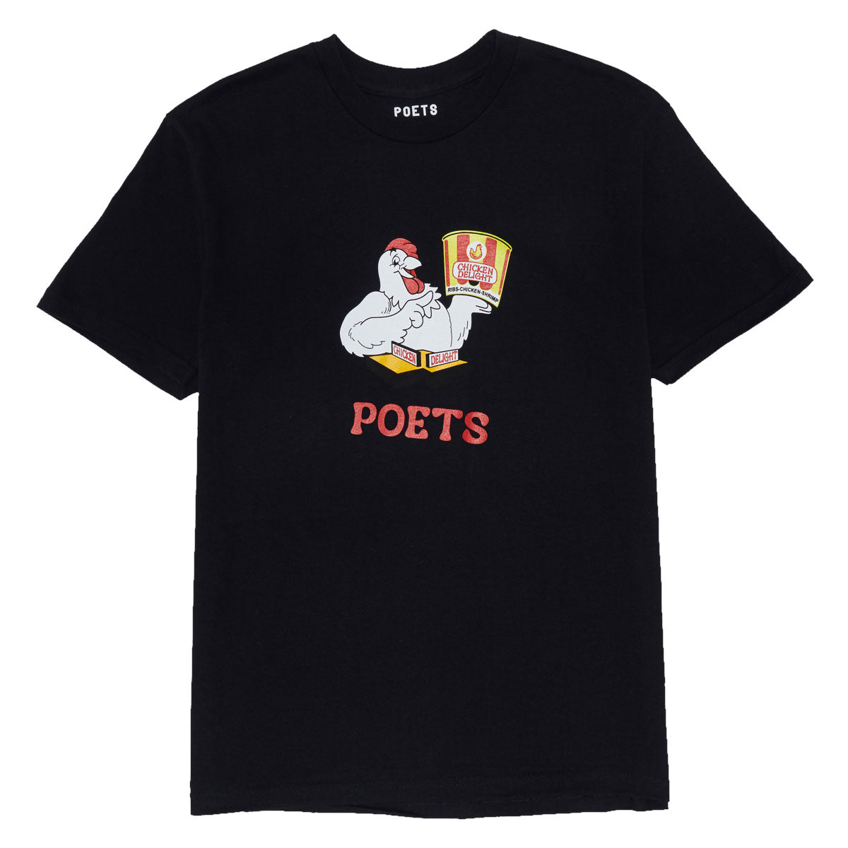 Poets Delight Screened T-Shirt - Black image 1