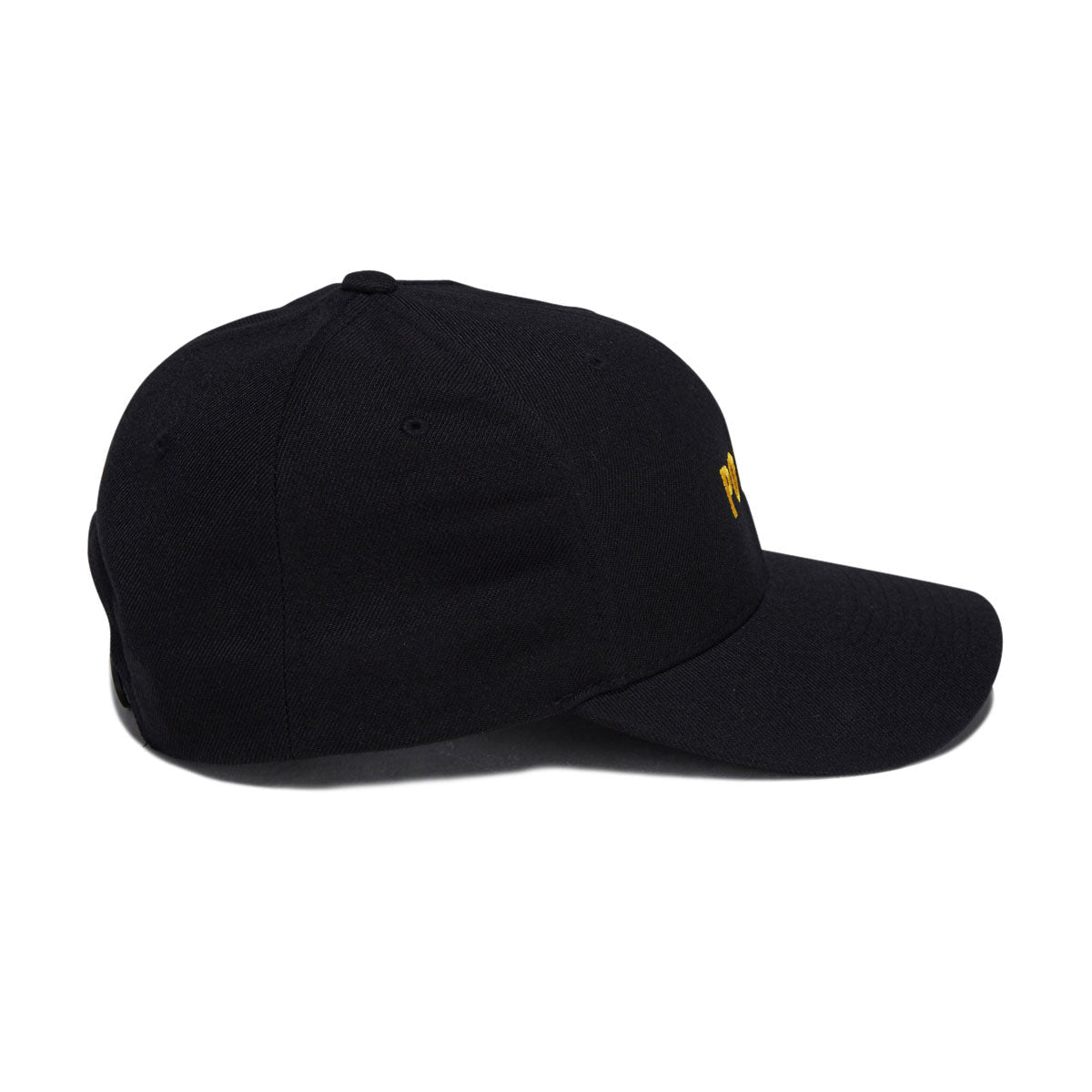 Poets Embroidered Cloth Snapback Hat - Black image 4