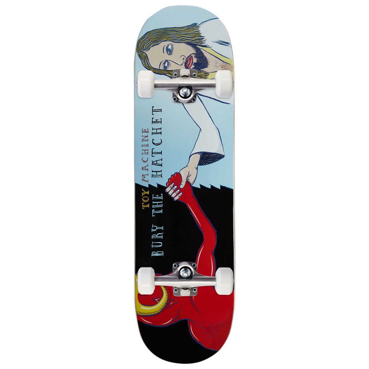Toy Machine Bury The Hatchet Symmetrical Skateboard Complete - 9.00