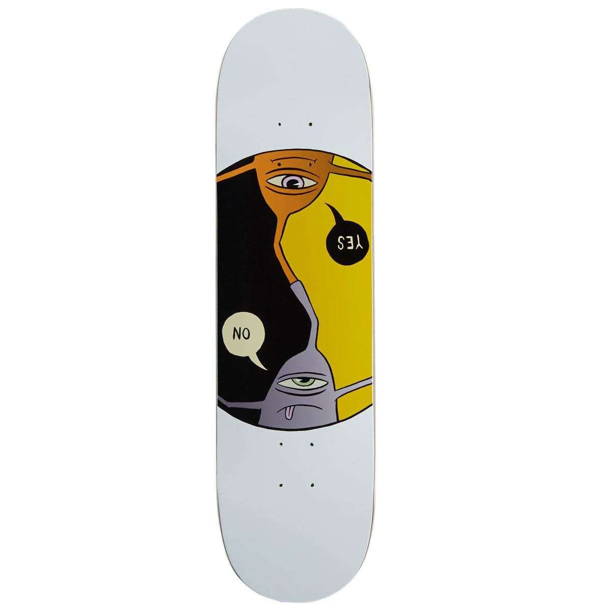 Toy Machine Yes/No Skateboard Deck - 8.25