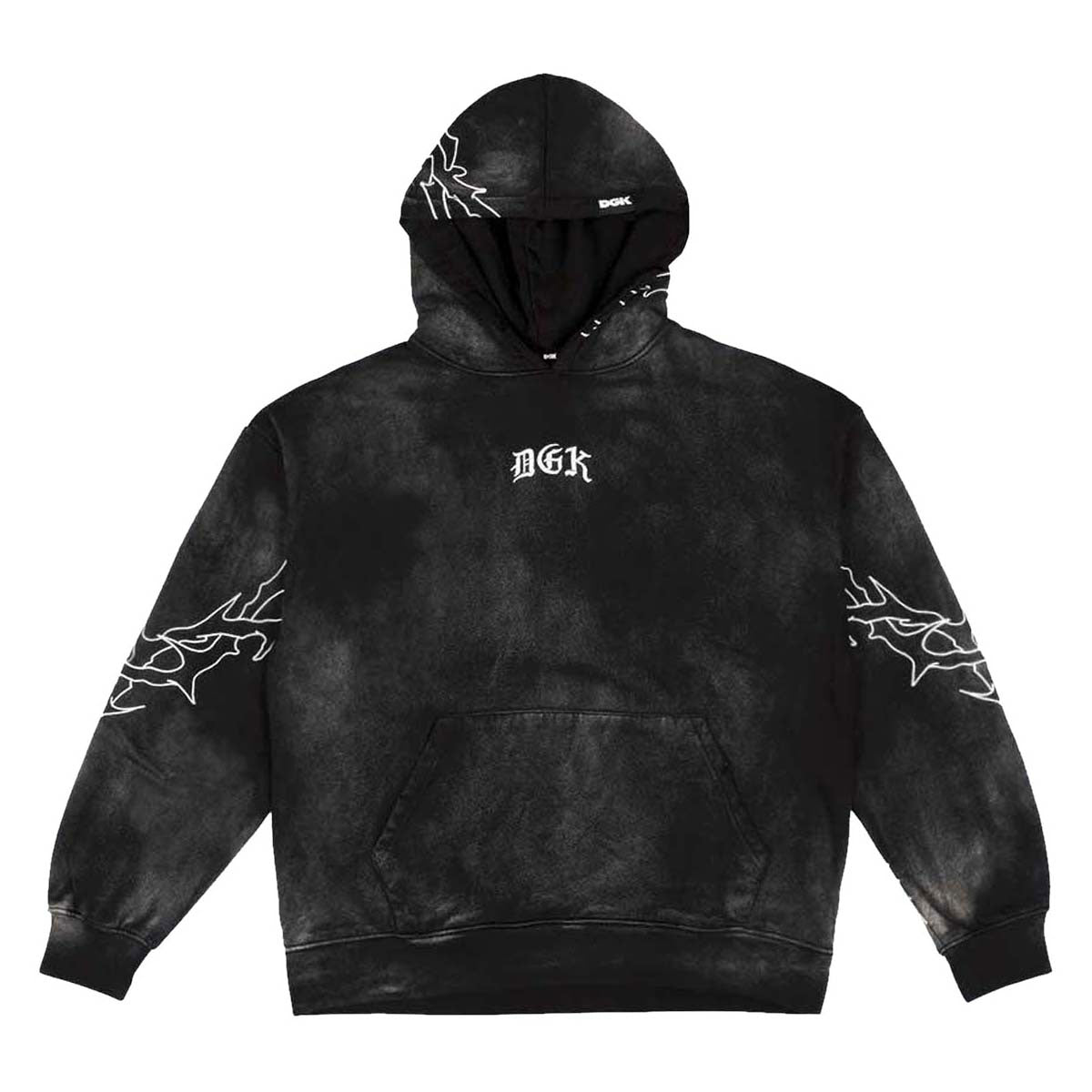 DGK Battalion Hoodie - Sunbleached Black image 1