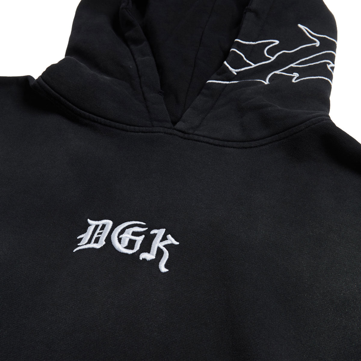 DGK Battalion Hoodie - Sunbleached Black image 3