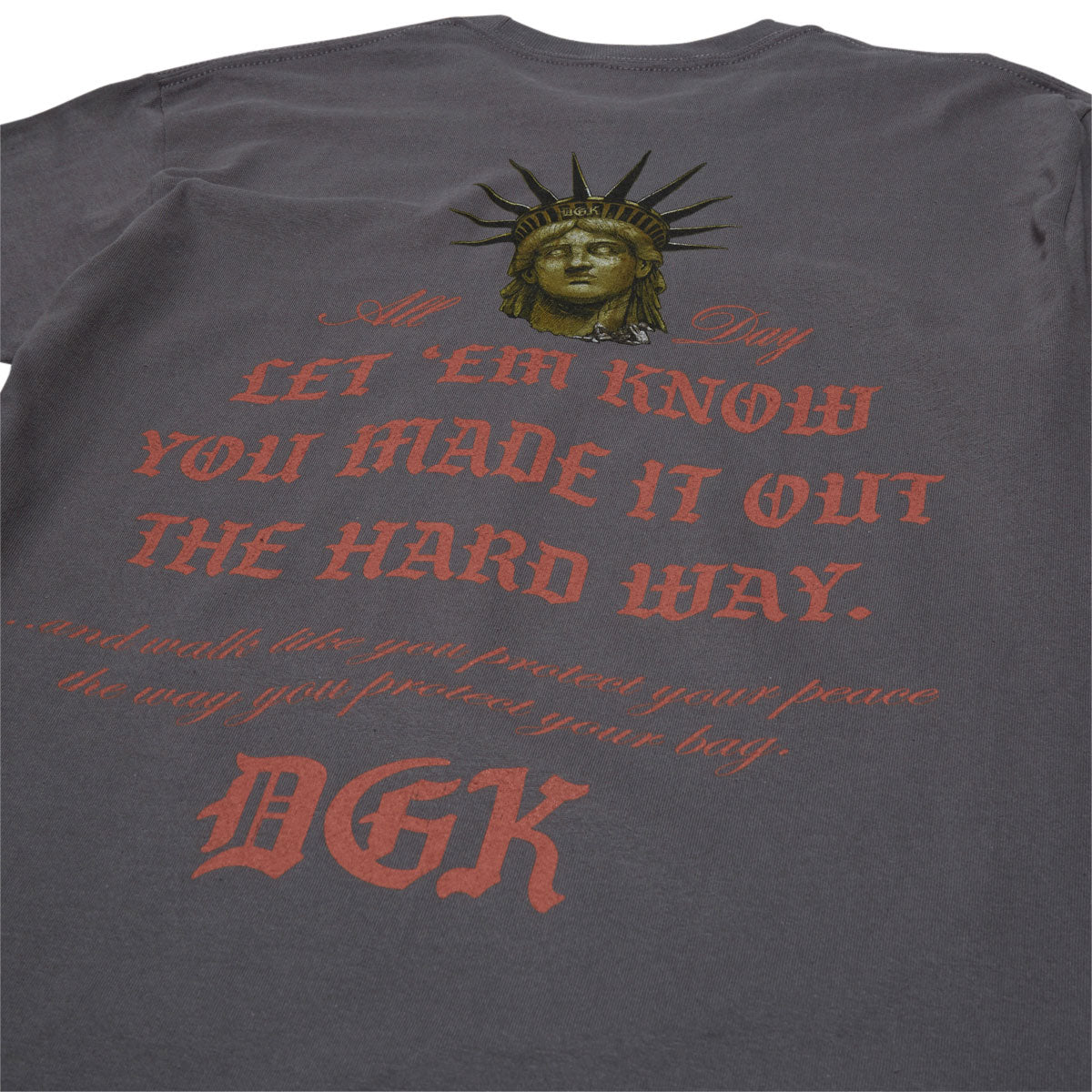 DGK Shadows Long Sleeve T-Shirt - Charcoal image 3