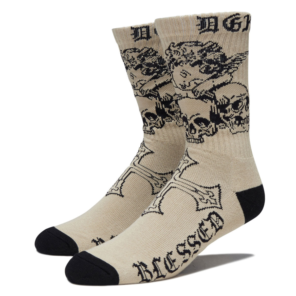 DGK Celestial Crew Socks - Sand image 1