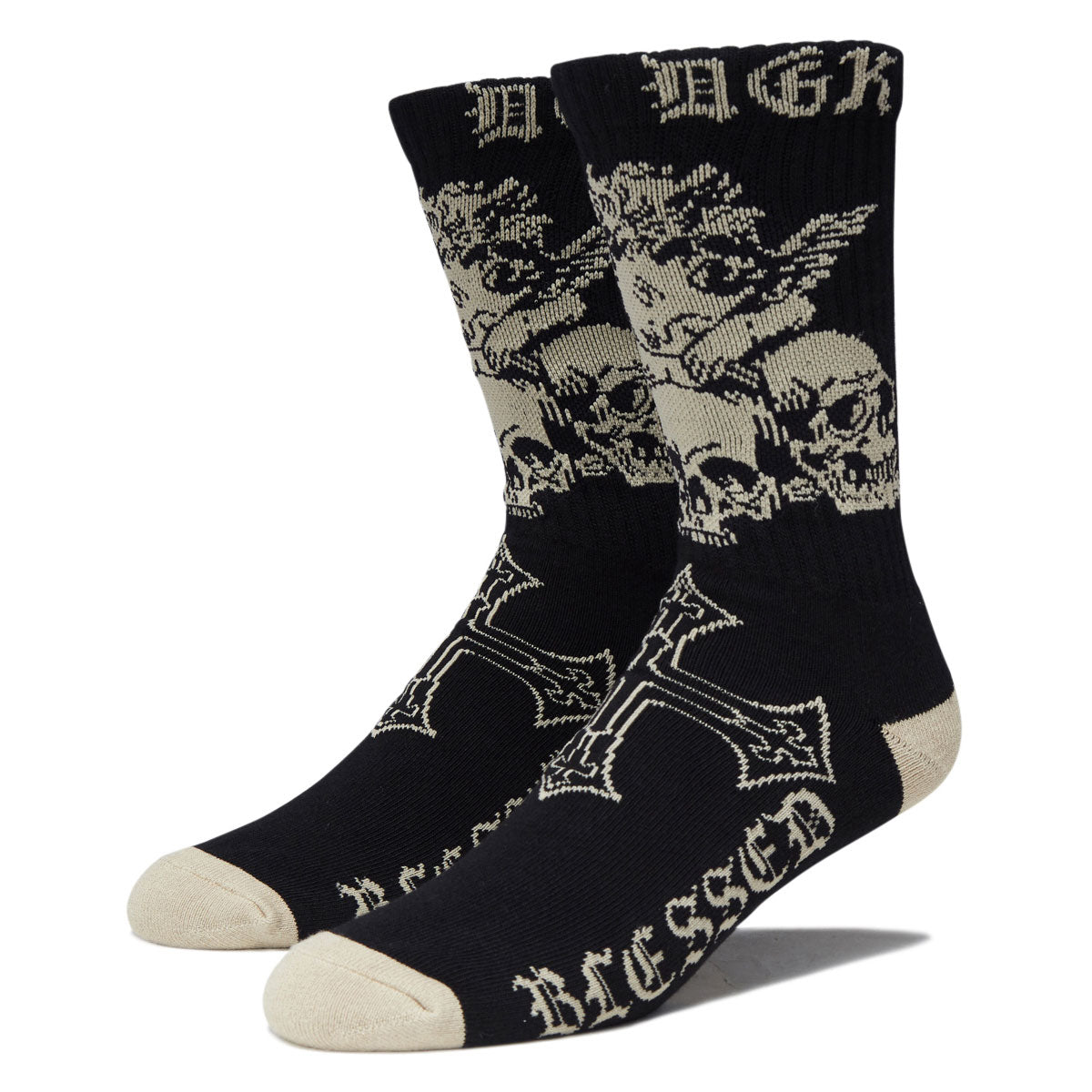 DGK Celestial Crew Socks - Black image 1