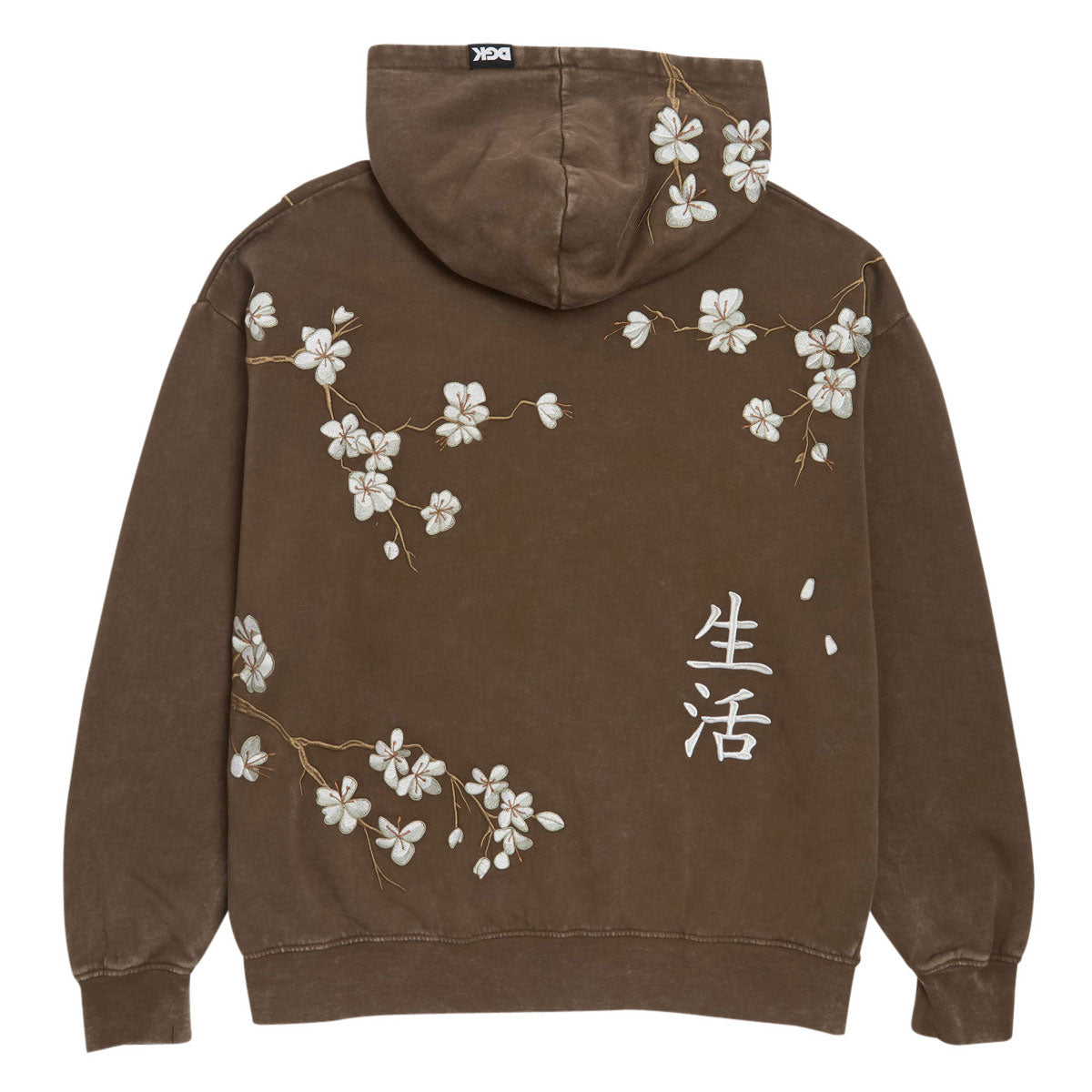 DGK Zion Zip Up Hoodie - Brown image 2
