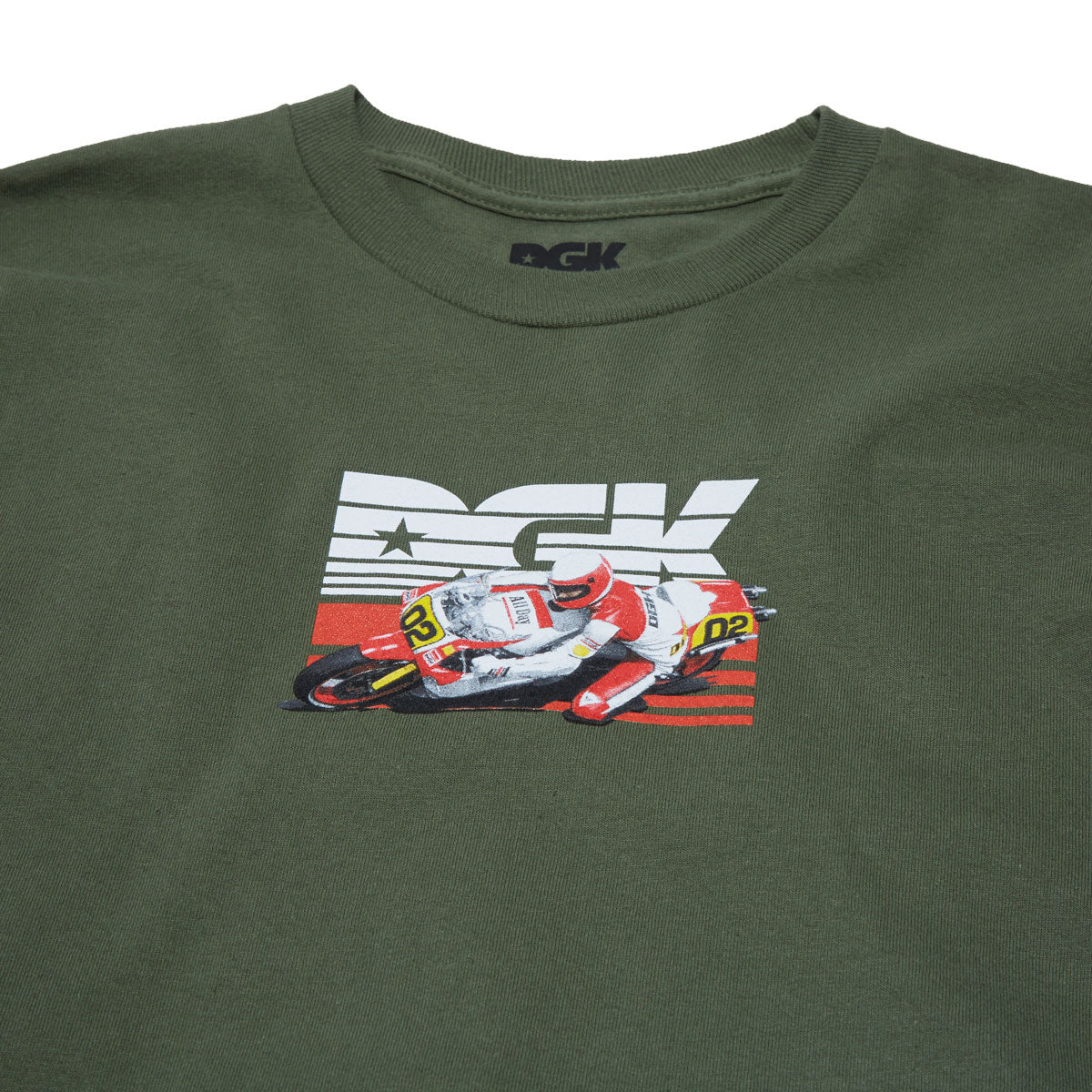 DGK Two Stroke Long Sleeve T-Shirt - Military Green image 3