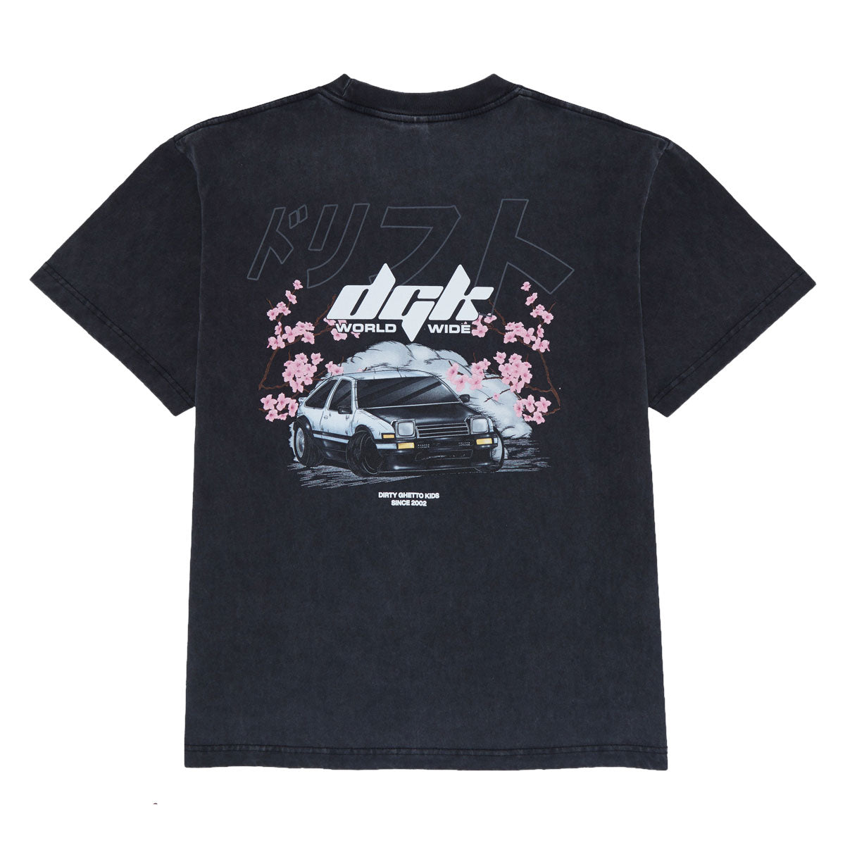 DGK Kanji Drift Boxy Fit T-Shirt - Vintage Black image 2