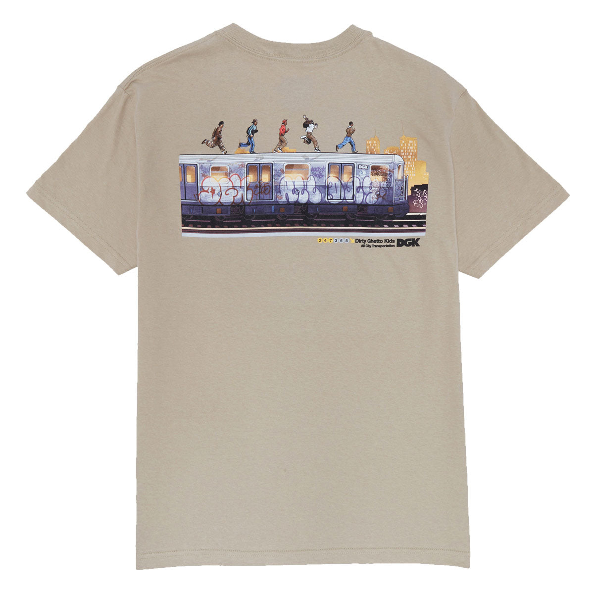 DGK Foot Patrol T-Shirt - Sand image 2