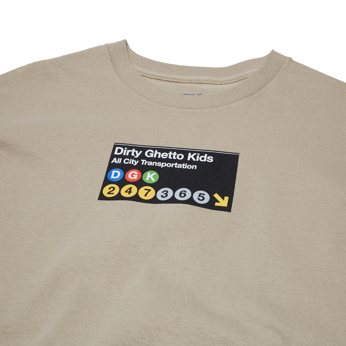 DGK Foot Patrol T-Shirt - Sand image 3