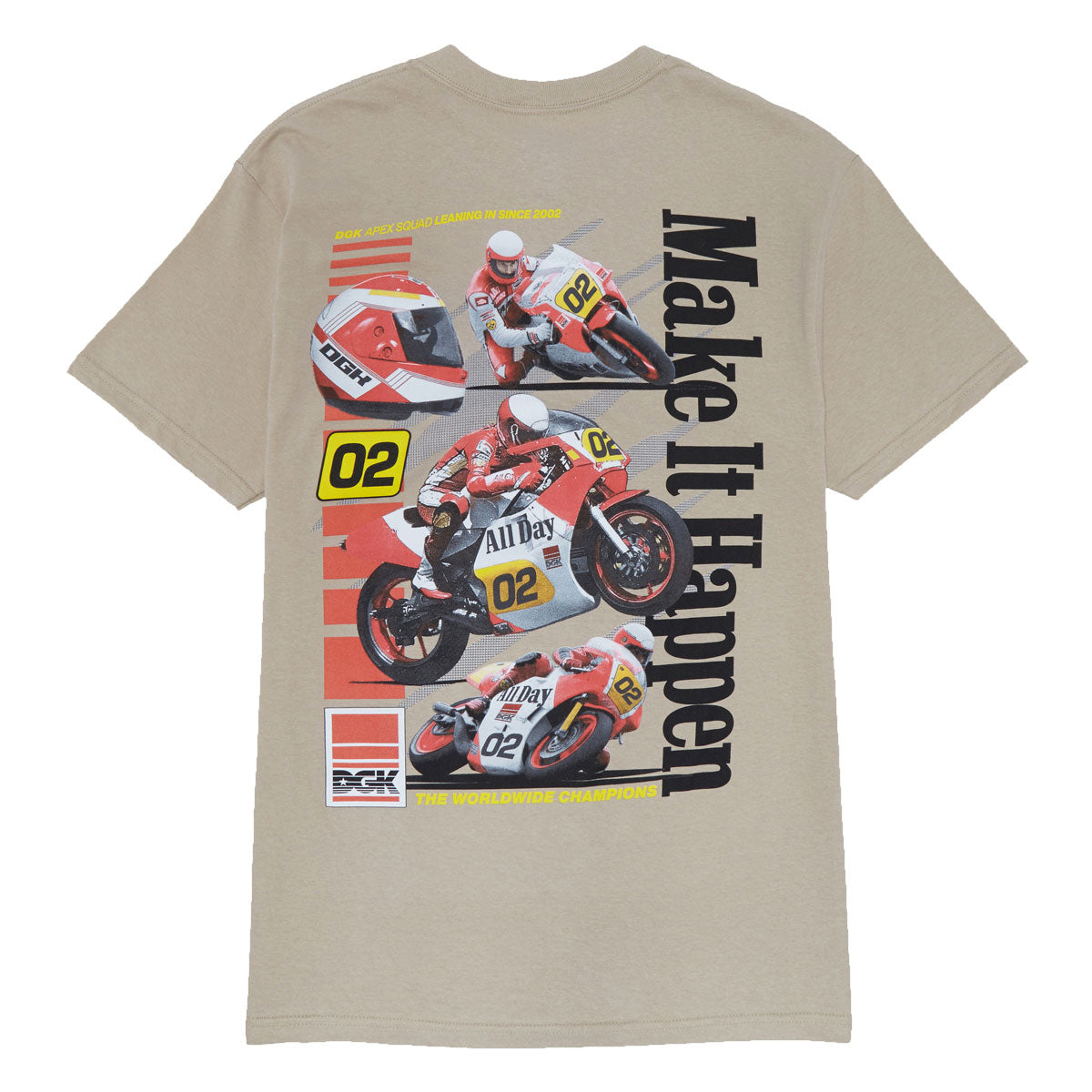 DGK Two Stroke T-Shirt - Sand image 2