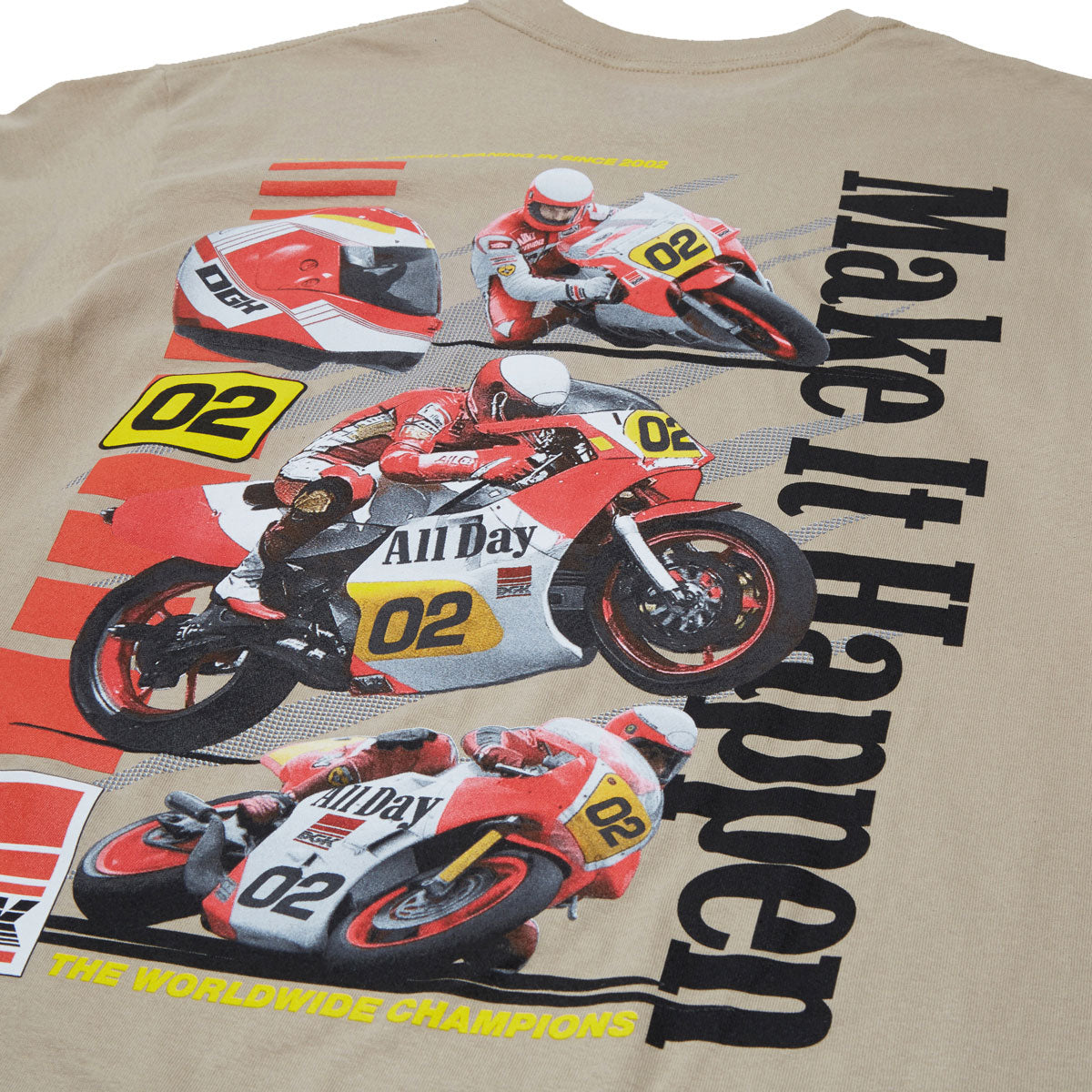 DGK Two Stroke T-Shirt - Sand image 4