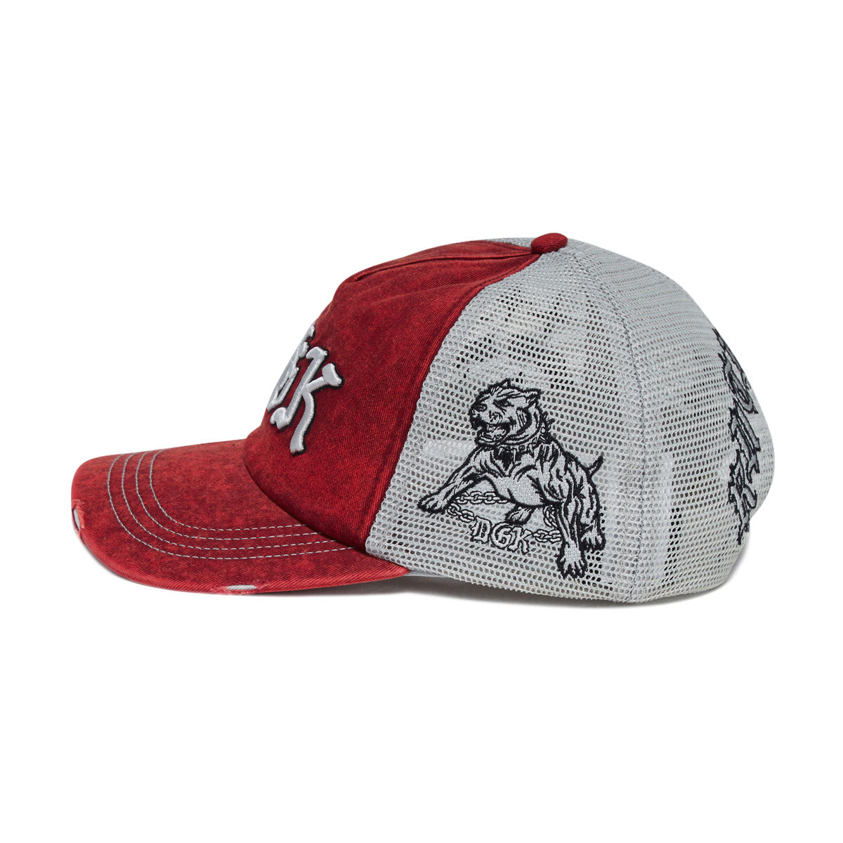 DGK Perro Trucker Hat - Burgundy image 3