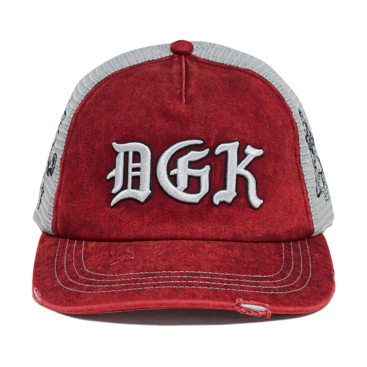DGK Perro Trucker Hat - Burgundy image 5