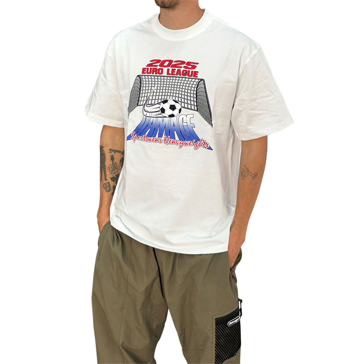 Damage Euroliga T-Shirt - White image 3