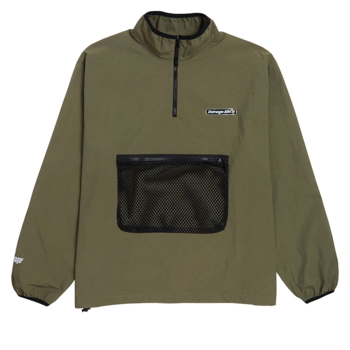 Damage Tundra 1/4 Zip Jacket - Military Green image 1