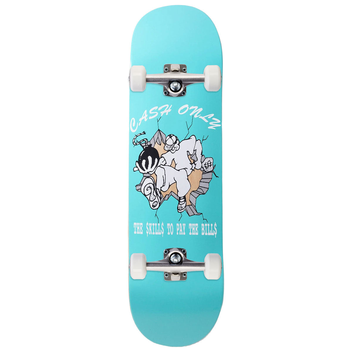 Cash Only Skills Skateboard Complete - 8.25