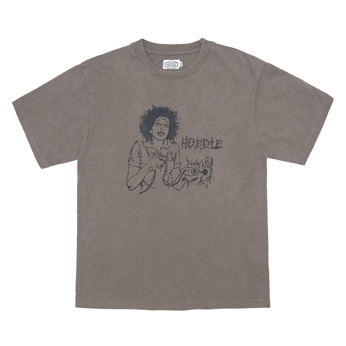 Hoddle Shock T-Shirt - Faded Black image 1