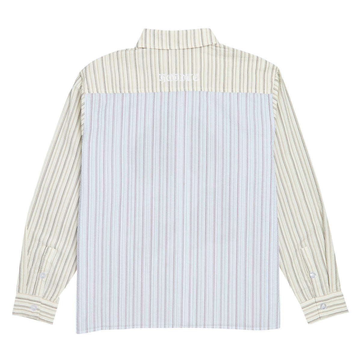 Hoddle Merch Long Sleeve Shirt - Stripe Seersucker image 2