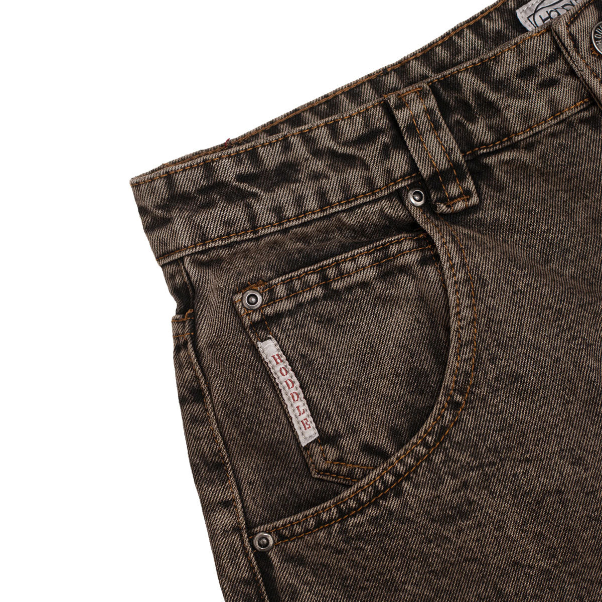 Hoddle Routine Straight Cut Jeans - Brown image 3