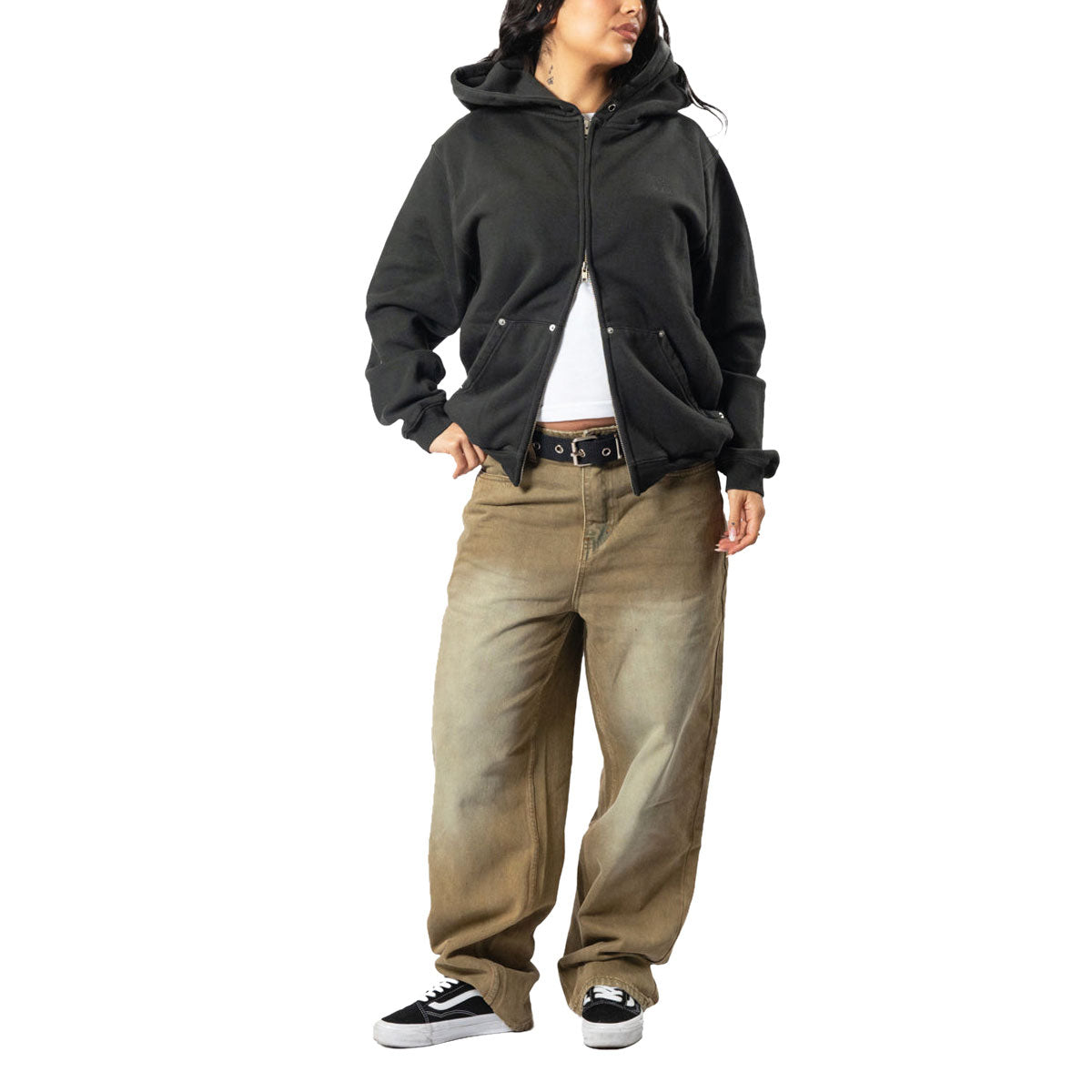 Hoddle Ranger Spray Jeans - Over Dye Brown image 5