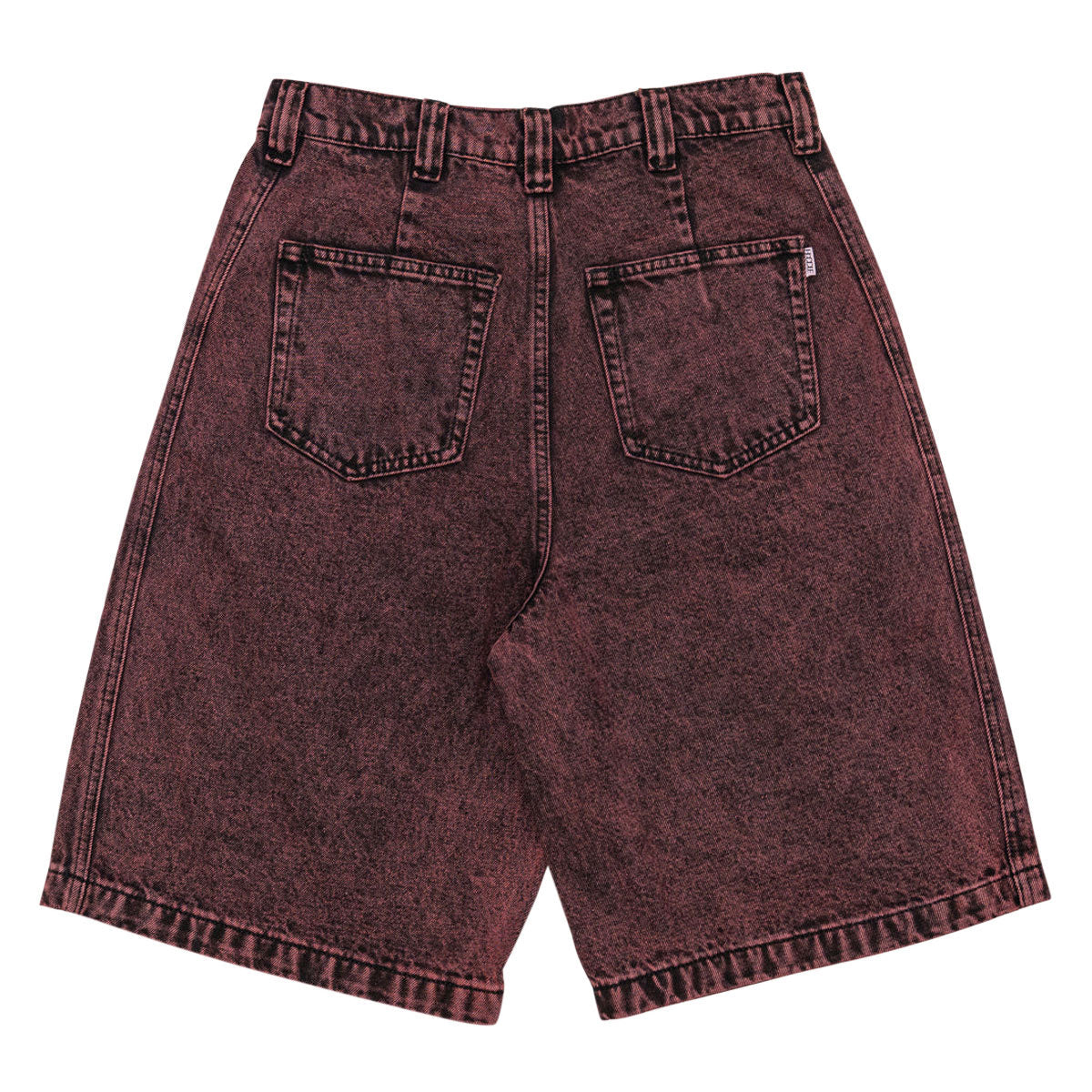 Hoddle Denim Bermuda Shorts - Wine image 2