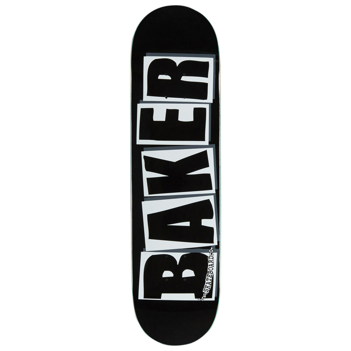 Baker Brand Logo Skateboard Deck - Black/White - 8.125